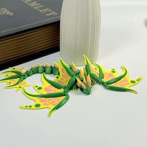 Dragon impérial imprimé en 3D, best-seller transfrontalier, esthétique de haute qualité, couleurs adorables, durable, attrayant pour le bureau - Product Image 1