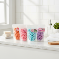 Bombes de bain effervescentes colorées en petits morceaux pour une relaxation spa - Vente en gros