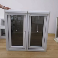Ventanas Abatibles de PVC Estándar Australiano, Triple Acristalamiento, Vidrio Low-E, Ahorro de Energía, para Construcción de Balcones de Villas