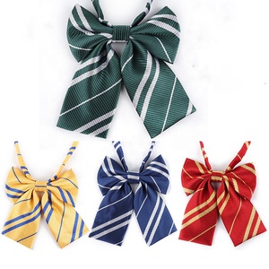 2023 nuovi cravatte da collo per bambini Cosplay per uomini e donne Skinny cravatta a strisce ragazzo studente scuola magica regalo di Halloween cravatta Set - Product Image 3