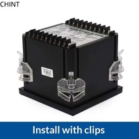 Compteur électrique intelligent multifonction triphasé Chint avec affichage LCD à code segmenté PD666/PD7777 380V Fréquence électrique
