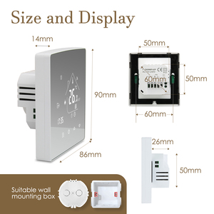 <span class=keywords><strong>Thermostat</strong></span> intelligent pour <span class=keywords><strong>chaudière</strong></span> à <span class=keywords><strong>gaz</strong></span> à écran tactile, <span class=keywords><strong>thermostat</strong></span> Wifi pour chauffage au sol, <span class=keywords><strong>thermostat</strong></span> Wifi Tuya, vente en gros de <span class=keywords><strong>thermostat</strong></span> Wifi - Product Image 5
