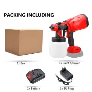 Pistola a Spruzzo Elettrica Portatile Senza Fili MVM <span class=keywords><strong>SG1</strong></span> 800ml 550W, Alta Pressione 3000 PSI, Qualità Industriale - Product Image 5