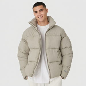 Top Selling Comprehensive Warm Winter Men's Duck Canvas Stand Collar Puffer <b>Parka</b> Ski Snow Coat OEM Service - Product Image 1