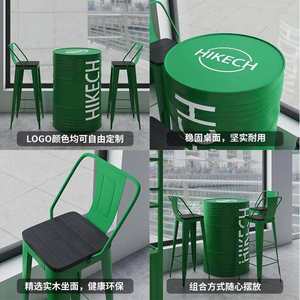 Conjunto de <span class=keywords><strong>Bar</strong></span> de Bambú Moderno, Comercial e Industrial para Restaurante, Tienda de Té con Leche, Cafetería, KTV, Combinación de Mesa y Sillas - Product Image 2