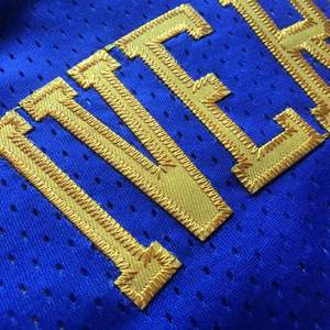 Groothandel Vintage Heren Basketbal Truien Hoge Kwaliteit Geborduurd Ademend Mesh Sneldrogend Sport Jersey Goedkoop Bedrukt - Product Image 4