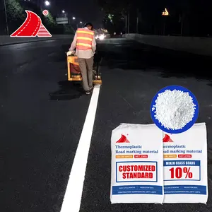 White road line paint yellow road traffic paint 18% binder reflective hot melt coating road markings paint for sale