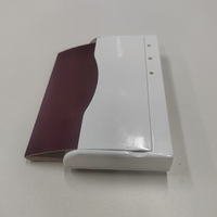 Lecteur de passeport USB externe pour ordinateur portable – Efficace, pratique, intelligent, identification rapide, extraction MRZ, passeports, blanc