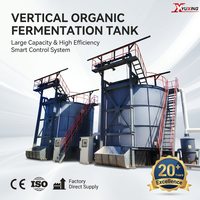 Cuve de Fermentation Industrielle pour Engrais Organique – Composteur Aérobie Automatique 7-10 Jours pour le Recyclage du Fumier de Poulet, de Vache et de Volaille