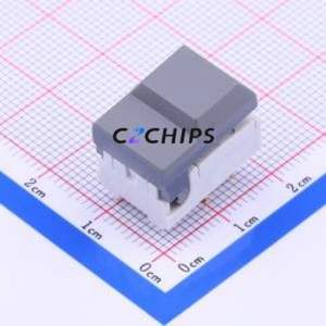 SERGYAUOA Push Button Switch Through hole Component (THT) Switch Single Pole Double Throw No Lock Square Button Through Hole - Product Image 1