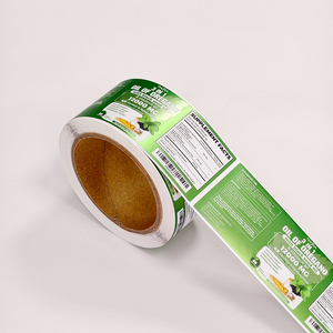 Cosmetic <b>Roll</b> Labels Waterproof Vinyl Self Adhesive <b>Stickers</b> for Lotion Cream Skincare Bottles - Product Image 2