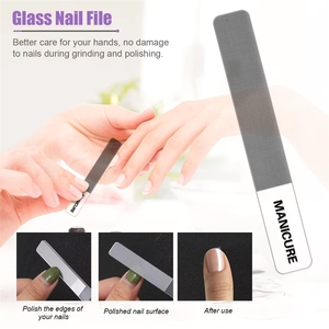 Kit de Manicura de 16 Piezas, Juego de Cortaúñas Profesional de Acero Inoxidable, Herramientas de Cuidado y Pedicura con Estuche de Cuero de Lujo - Product Image 5