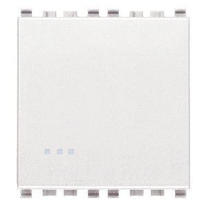 Push <b>Button</b> Switch 1P <b>NO</b> 10A 2M White 5.1x4.3x5.3mm - Product Image 1
