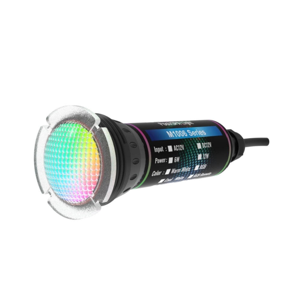 OEM High Quality 1.5 Inch LED Swimming Pool Light M1006 Four-leaf Clover Series AC/DC 12V 12W 18W IP68 Color Underwater Lamp