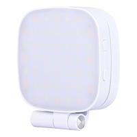 Miroir de Maquillage Portable Pliable avec Lumière d'Appoint à Température de Couleur Réglable et Support Magnétique pour Téléphone pour Selfie et Photographie