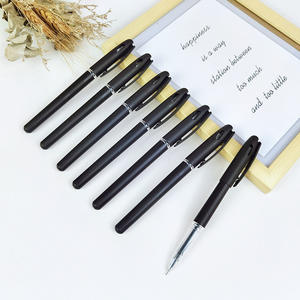 Penne Gel Nere Ecologiche con Fusto Trasparente per Facile Monitoraggio del Livello d'Inchiostro, Ideali per Esigenze di Scrittura Quotidiana Costante - Product Image 1