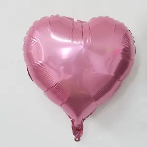 Palloncini foil a forma di cuore di san valentino con decorazione della stanza delle nozze da 18 pollici