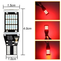 Nouvelle ampoule LED T15 Canbus sans erreur 4014 45SMD haute luminosité 12V pour feux de freinage et clignotants de voiture, compatible Audi A4 Avant