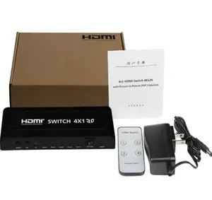 4K HD וידאו hd mi מתג 4 ב 1 החוצה עם PIP פונקציה HDMI switcher 4x1 חלק מסך