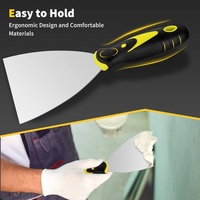 Kit de grattoirs à peinture et couteaux à mastic anti-rouille de 5 à 1 pouce pour la construction et la rénovation de cloisons sèches