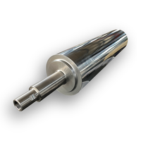 Poulie à tambour rainuré pour axe de soudage de rubans et d'étiquettes, acier Q235, équilibrage dynamique G2.5 pour machine de revêtement
