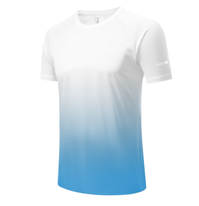 T-shirt de course professionnel à manches courtes en tissu respirant, léger, doux pour la peau, évacuant l'humidité et à séchage rapide - Product Image 3