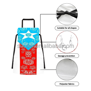 Delantal con la Bandera de <span class=keywords><strong>Puerto</strong></span> <span class=keywords><strong>Rico</strong></span> para Personal de Cafetería y <span class=keywords><strong>Bar</strong></span>, Impresión de Logotipo Personalizado, Diseño Profesional con Bolsillos, Herramientas, Delantal Ajustable - Product Image 2