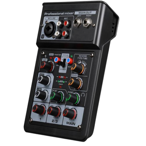 1 MONO + 1 STEREO Audio da <span class=keywords><strong>Studio</strong></span> Sound Card multifunzione Mixer per Console di missaggio adatto a studi professionali - Product Image 3