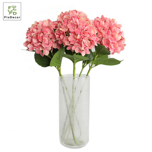 Flores de seda de <span class=keywords><strong>Hortensia</strong></span> 3D artificiales de boda de alta calidad para fiesta Hotel Decoración de mesa de boda <span class=keywords><strong>Hortensia</strong></span> <span class=keywords><strong>rosa</strong></span> - Product Image 4