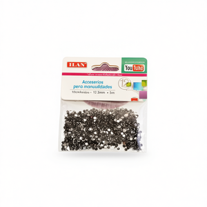 Strass Ilan 3mm Nero Grigio per Decorazioni Fai-da-Te e Artigianato - Product Image 2