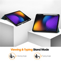 Pour Xiaomi Pad 7 Pro étui 11.2 pliant support arrière tablette couverture pour Xiaomi Pad 7 11.2 pouces étui avec porte-crayon