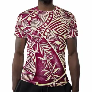 XNSHCEDY TM 브랜드 디자인 하와이 폴리네시아 전통 부족 스타일 티셔츠 제조 업체 도매 100% 폴리 에스테르 셔츠
