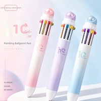 Stylo bille à pression dégradé dix couleurs – Fournitures scolaires et de bureau pour étudiants – Prix et cadeaux