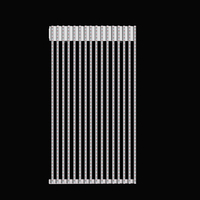 Fenêtre en verre 500x1000mm mur vidéo LED transparent écran LED géant