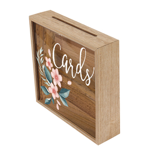 Caja de sombra de fondo de madera de luna de miel de madera natural para <span class=keywords><strong>viajes</strong></span>, vacaciones, Fondo de boda de luna de miel - Product Image 1