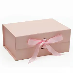 Scatola regalo di dimensioni personalizzate per la festa della mamma pacchetto di scarpe quadrato pieghevole scatola di carta per scarpe da donna scatola di cartone da imballaggio scatole di carta rigida