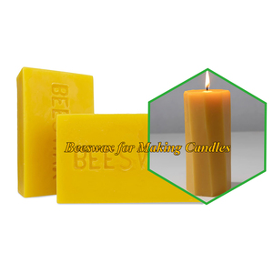 <span class=keywords><strong>Bougie</strong></span> de pilier de <span class=keywords><strong>cire</strong></span> <span class=keywords><strong>d</strong></span>'<span class=keywords><strong>abeille</strong></span> jaune pur dans le cylindre emballé dans le sac - Product Image 4