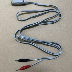 Cable de electrodo de terapia gris 5 Corn 2M 2 Pin para máquina de terapia <span class=keywords><strong>Digital</strong></span> Unidad <span class=keywords><strong>Tens</strong></span> Masajeador Producto de masaje - Product Image 1