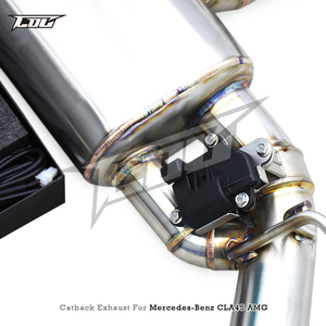 ท่อไอเสียแบบตรงรุ่น Mercedes-Benz CLA45 AMG W117 2.0T ปี 2014-2019 Boska สแตนเลสขัดเงา หนา 1.2 มม. แบบ Catback - Product Image 4