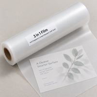 Film BOPP Matte 3 in 1 untuk Kemasan Kotak, Kemasan Kotak Kue, Pencetakan, Film Laminasi Thermal Glossy, Film Laminasi Dingin