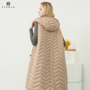 Abrigo largo para <span class=keywords><strong>mujer</strong></span>, chaqueta acolchada de Invierno para <span class=keywords><strong>mujer</strong></span>, abrigos de plumón para <span class=keywords><strong>mujer</strong></span>, chaqueta de plumón de <span class=keywords><strong>ganso</strong></span>, chalecos acolchados - Product Image 2