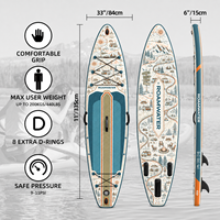 Planche de paddle gonflable à logo personnalisé, large plateforme, avec technologie Drop Stitch, idéale pour les débutants