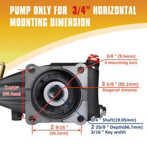 หัวปั๊มลูกสูบ Kuhong Wholesale 3300psi 230บาร์ 3.0GPM ปั๊มไตรเพล็กซ์ 200บาร์ ปั๊มสำหรับอุตสาหกรรม - Product Image 4