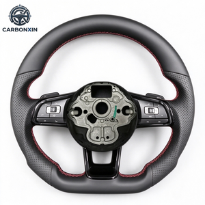 Accesorios Volkswagen Deportivos, Volante Deportivo de 3 Radios en Cuero Completo para Polo, Golf 6 GTD, Jetta, Tiguan, Passat B7 B8 GTI R GTD - Product Image 1