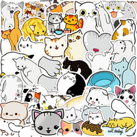 Vente flash, autocollants personnalisés bon marché, design de dessins animés, impression d'autocollants personnalisés, découpe à la forme, autocollant imperméable pour enfants