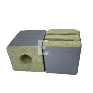 6 inch Lowes Price Rock Stone Wool Malaysia Cubes 6" Rock Mineral Wool Seed Grow Insulation Plugs