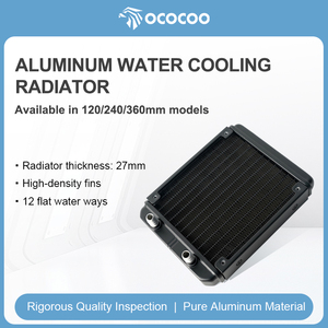 <span class=keywords><strong>Radiateur</strong></span> de refroidissement à eau en aluminium OCOCOO 120 mm pour équipement médical, système de refroidissement liquide, échangeur de <span class=keywords><strong>chaleur</strong></span> à ailettes haute densité, vente en gros - Product Image 1