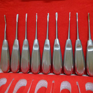 Kit manuel de 9 pièces pour laboratoire dentaire, blanchiment des dents, écarteurs radiaux courbés, certifié CE - Product Image 1