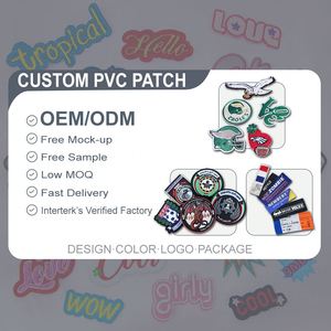 Parche de Goma 3D Personalizado Directo de Fábrica con Logotipo de Estilo Personalizado, Parche de PVC para Ropa y Jeans - Product Image 3