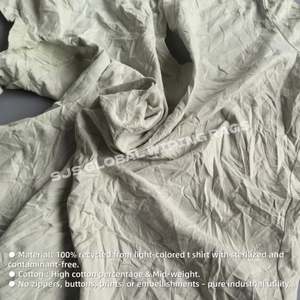 Trapos de Algodón Puro de Grado Industrial, Color Claro, Lavables a Máquina, Reutilizables para Soluciones de Limpieza Económicas - Product Image 4